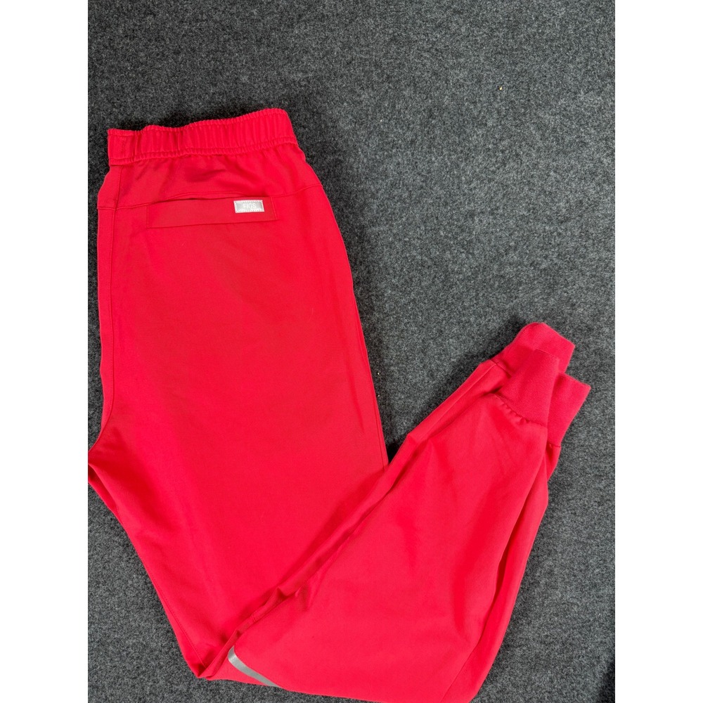 FIGS Scrub Pants Mens Small Red‎ Technical Collection Jogger Reflective Trim